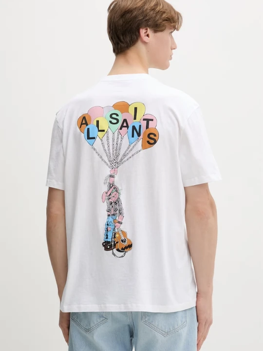Zdjęcie produktu AllSaints T-shirt bawełniany beżowy