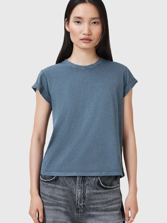 Zdjęcie produktu AllSaints t-shirt bawełniany ANNA niebieski