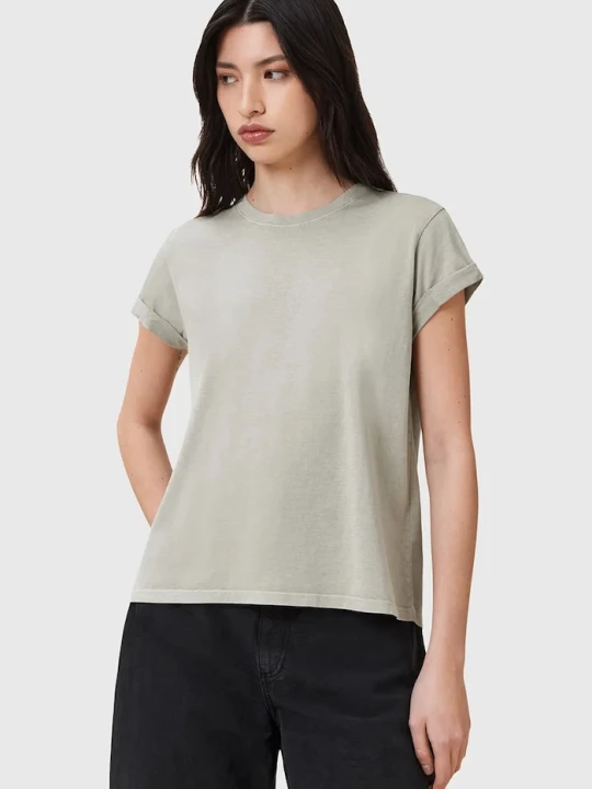 Zdjęcie produktu AllSaints t-shirt bawełniany ANNA zielony