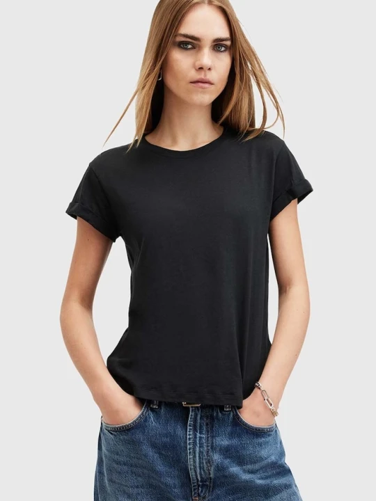 Zdjęcie produktu AllSaints t-shirt bawełniany ANNA TEE czarny