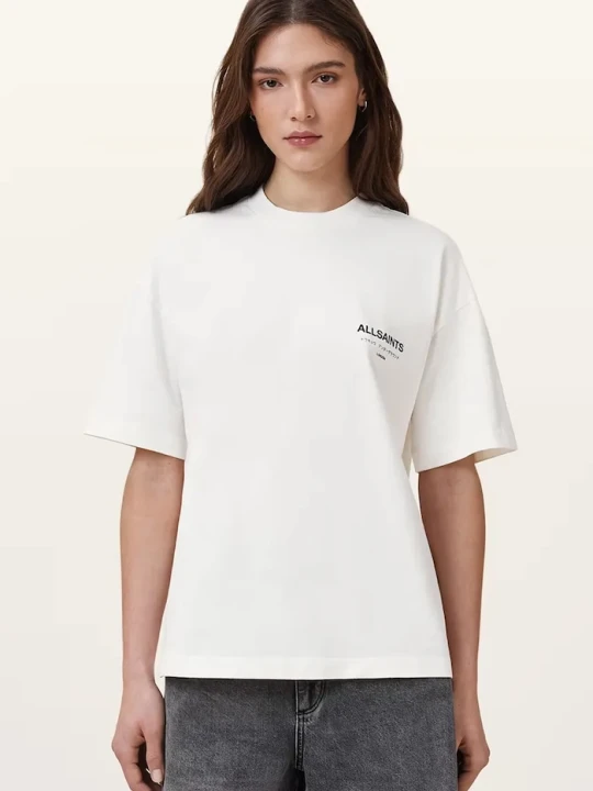 Zdjęcie produktu AllSaints t-shirt bawełniany biały