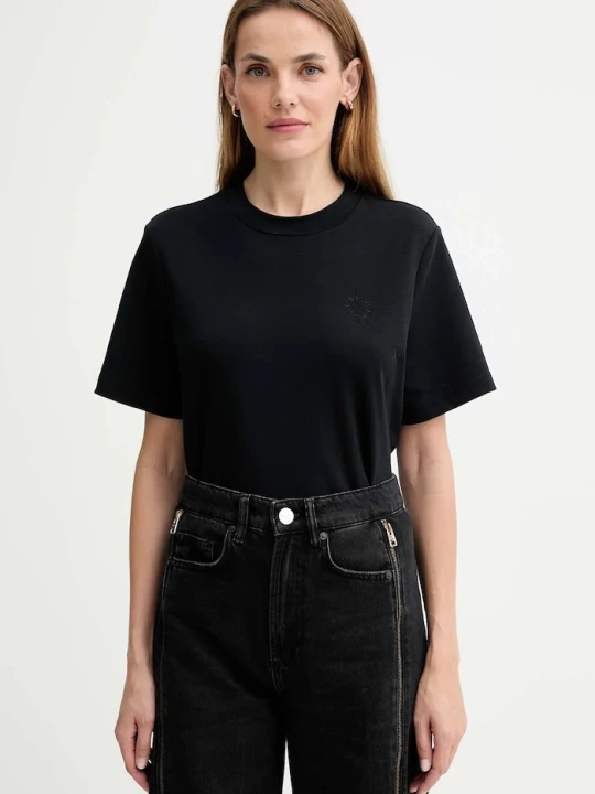 Zdjęcie produktu AllSaints t-shirt bawełniany czarny