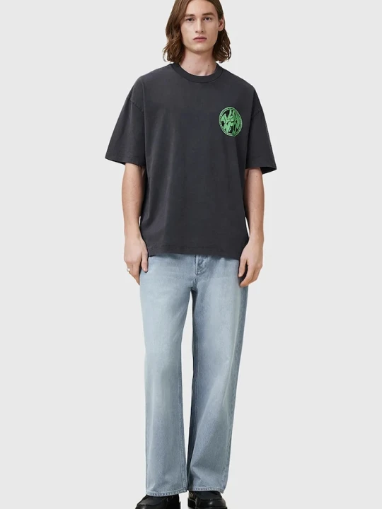Zdjęcie produktu AllSaints t-shirt bawełniany DISTORTION szary