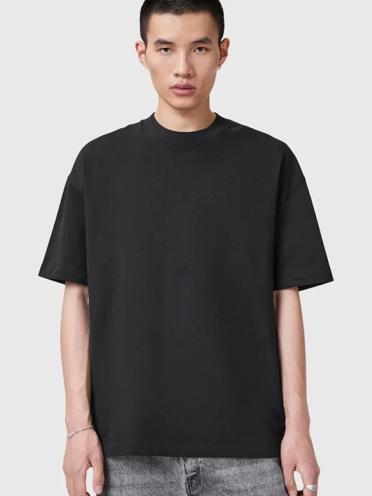 Zdjęcie produktu AllSaints t-shirt bawełniany HAVEN czarny