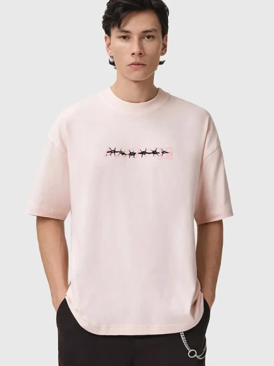 Zdjęcie produktu AllSaints t-shirt bawełniany różowy