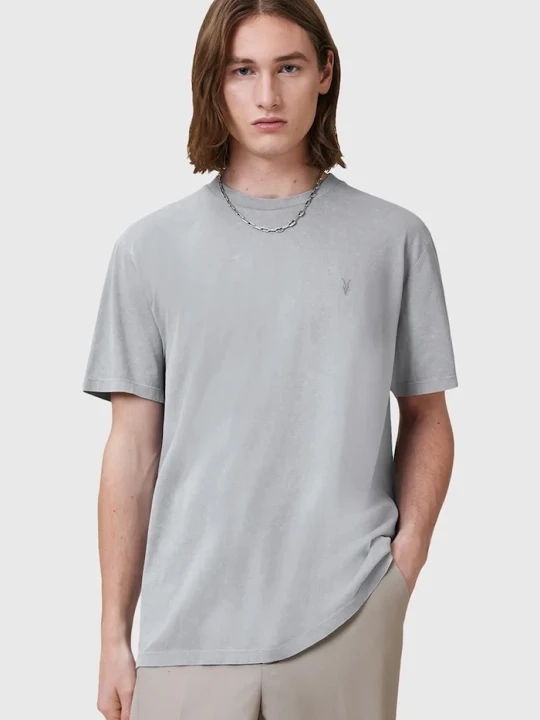 Zdjęcie produktu AllSaints t-shirt bawełniany SAKA szary