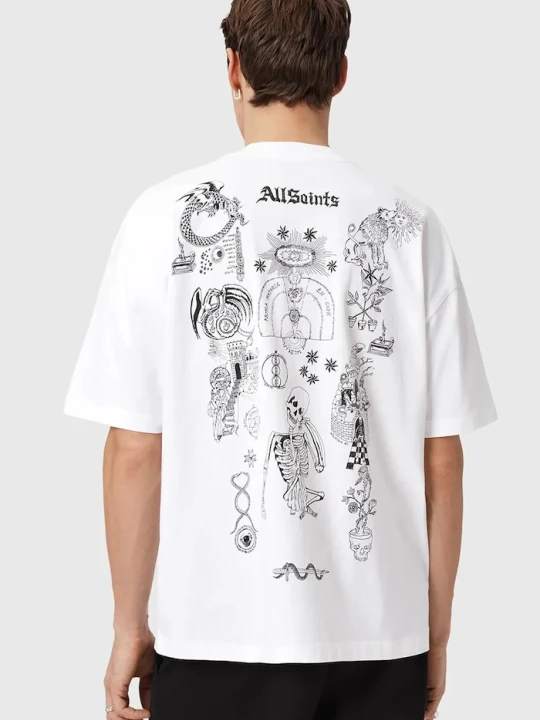 Zdjęcie produktu AllSaints t-shirt bawełniany TERRA biały