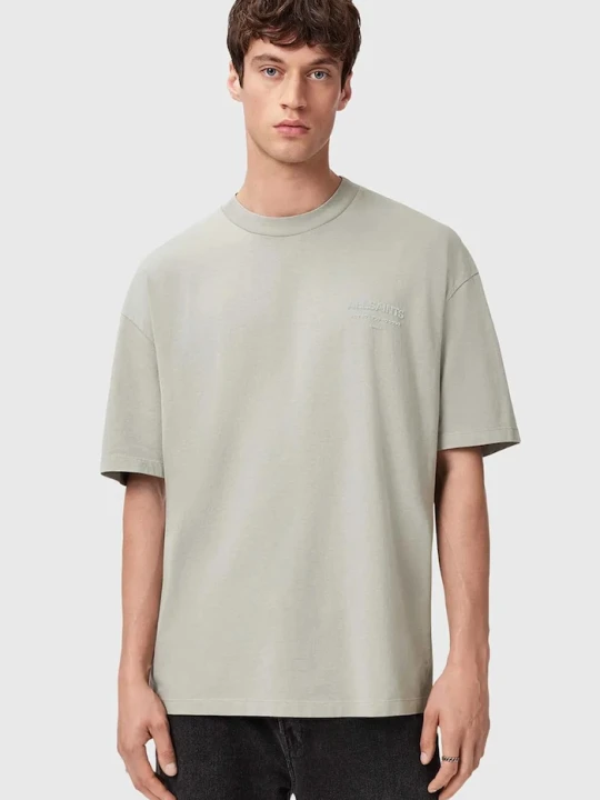 Zdjęcie produktu AllSaints t-shirt męski bawełniany XANDER zielony