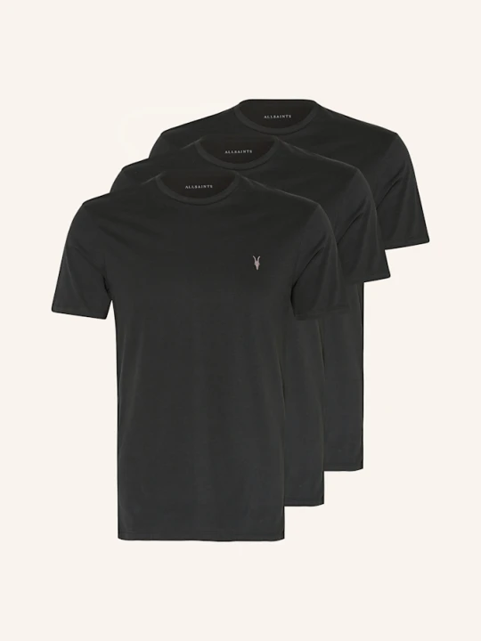 Zdjęcie produktu Allsaints T-Shirt Brace Ss, 3 Szt. schwarz CZARNY