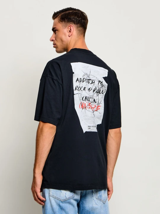 Zdjęcie produktu AllSaints T-shirt Caller | Oversize fit czarny