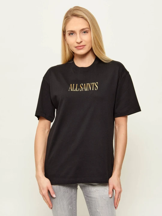 Zdjęcie produktu AllSaints T-shirt CORA ETTA | Relaxed fit czarny