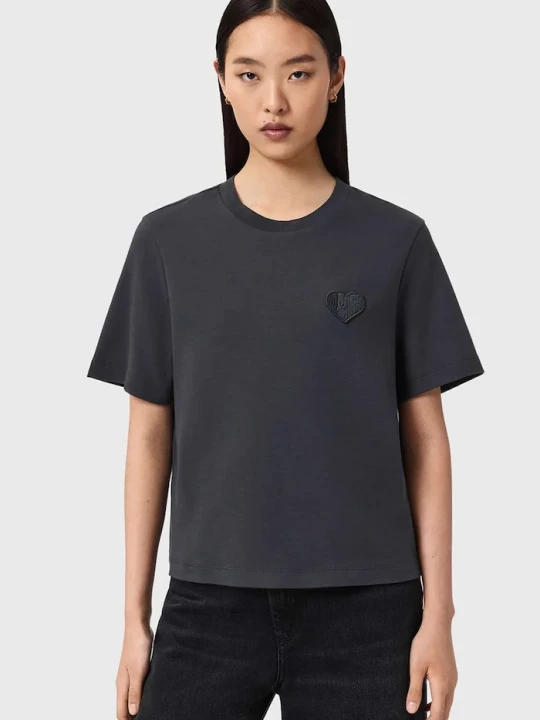 Zdjęcie produktu AllSaints t-shirt damski bawełniany niebieski
