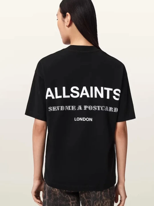 Zdjęcie produktu AllSaints T-shirt damski bawełniany DREAMER czarny
