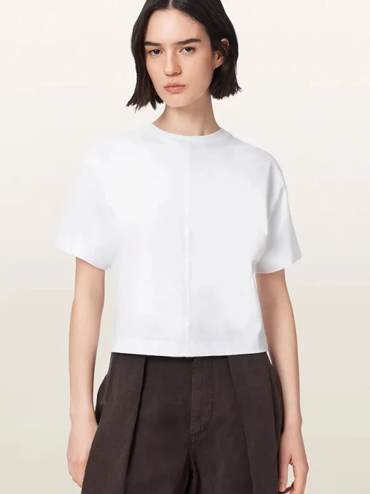 Zdjęcie produktu AllSaints T-shirt damski bawełniany EDEN ARTIA TEE biały
