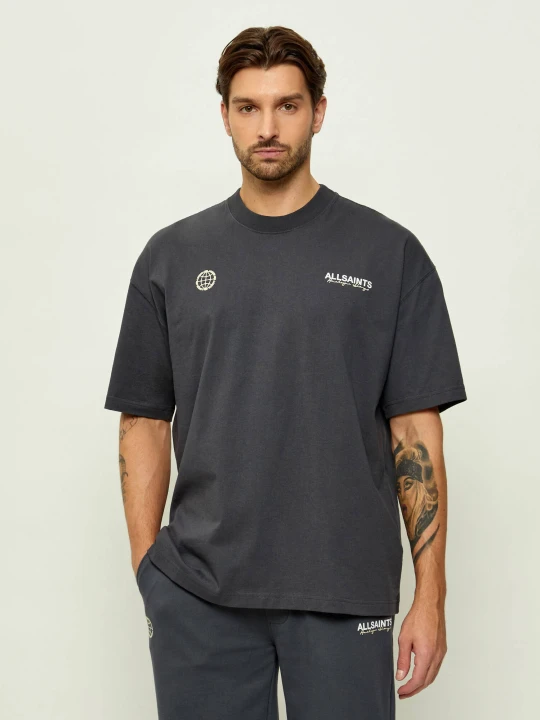 Zdjęcie produktu AllSaints T-shirt EMBLEM | Oversize fit szary