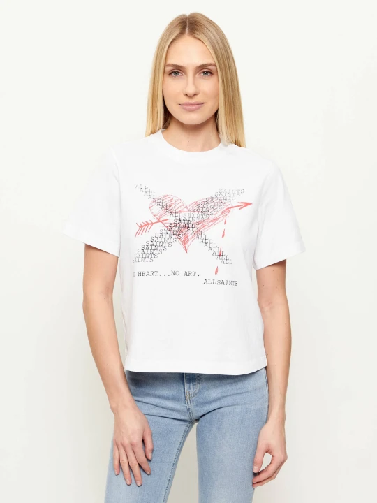 Zdjęcie produktu AllSaints T-shirt HEARTACHE LISA | Regular Fit biały