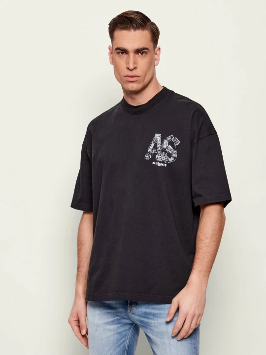 Zdjęcie produktu AllSaints T-shirt MIXTAPE | Oversize fit czarny