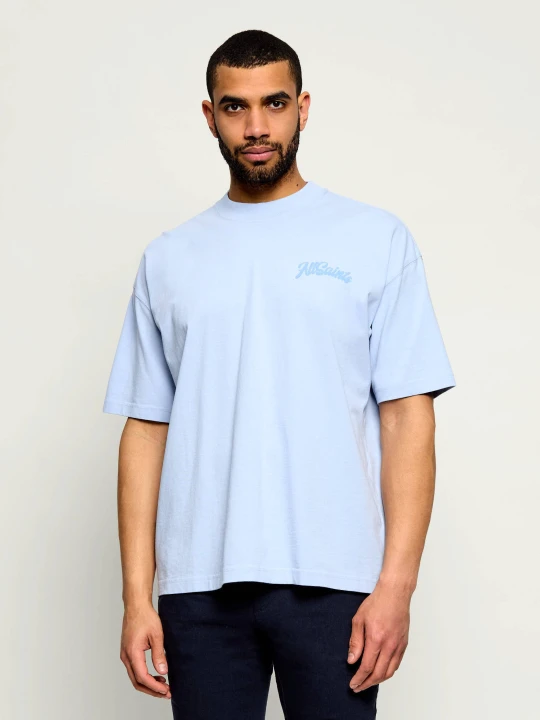 Zdjęcie produktu AllSaints T-shirt ODYSSEY | Oversize fit błękitny