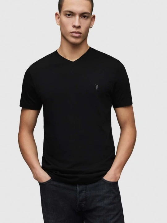 Zdjęcie produktu AllSaints – T-shirt TONIC V-NECK czarny