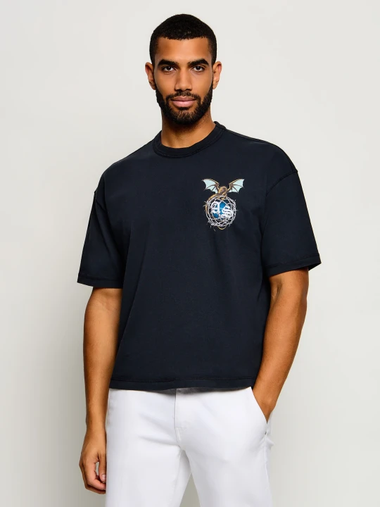 Zdjęcie produktu AllSaints T-shirt Wyvern | Loose fit czarny