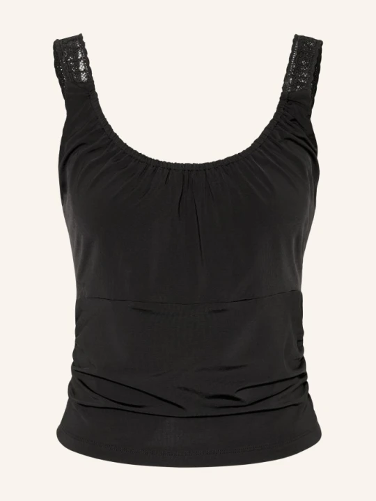 Zdjęcie produktu Allsaints Top Celena Z Koronką schwarz CZARNY