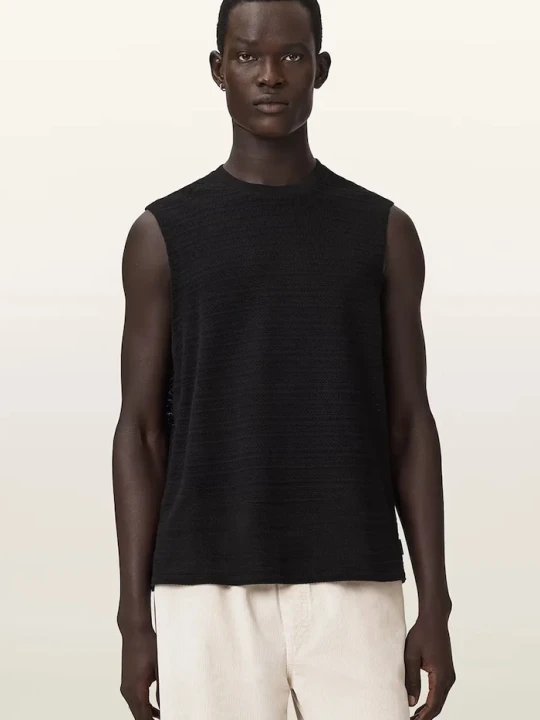Zdjęcie produktu AllSaints top męski bawełniany COVE czarny