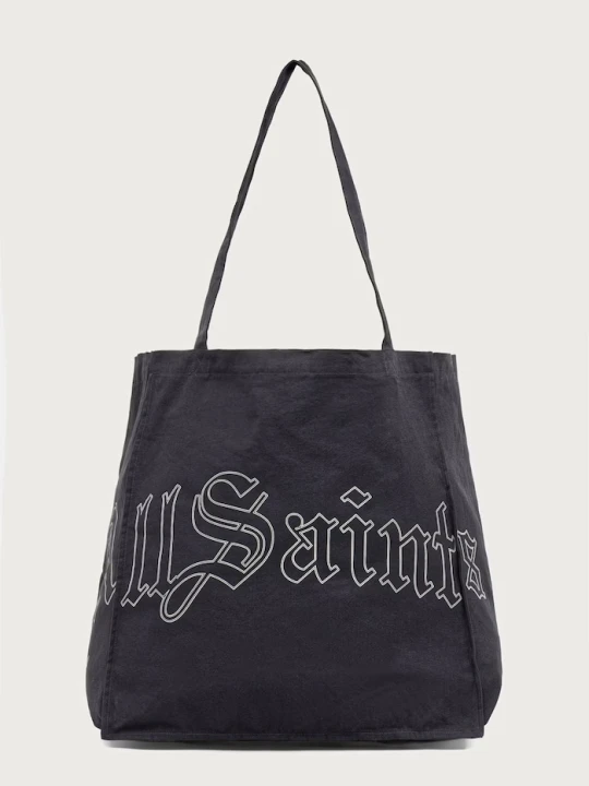 Zdjęcie produktu AllSaints torba materiałowa męska bawełniana DECENT LRG TOTE czarny