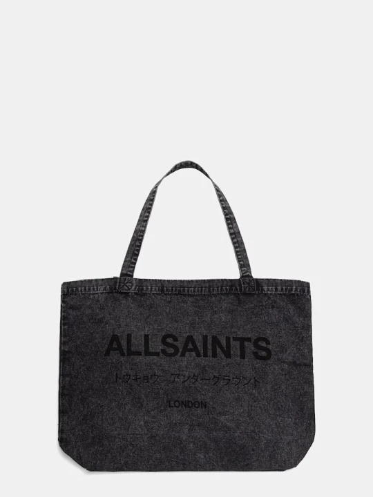 Zdjęcie produktu AllSaints torba męska jeansowa szary
