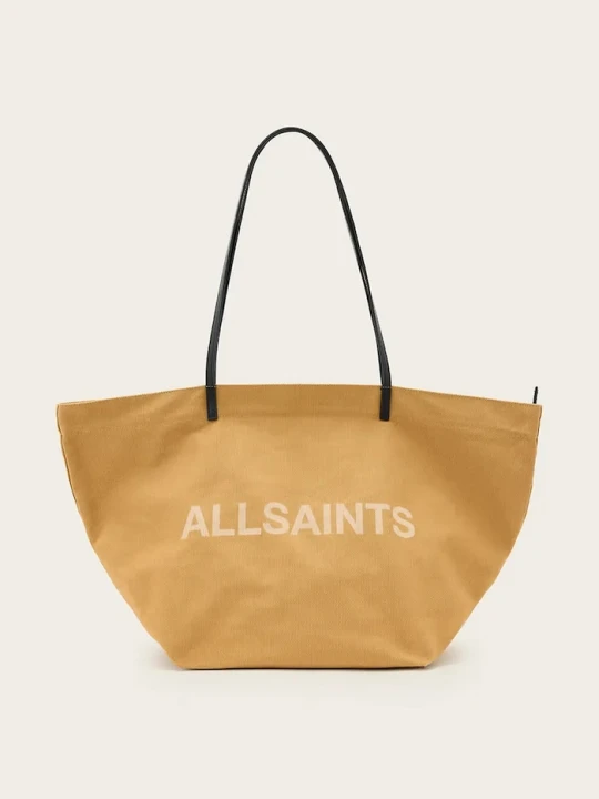Zdjęcie produktu AllSaints torebka bawełniana SERAFINA beżowy