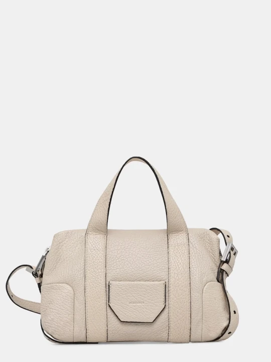 Zdjęcie produktu AllSaints torebka crossbody damska skórzana ARES beżowy