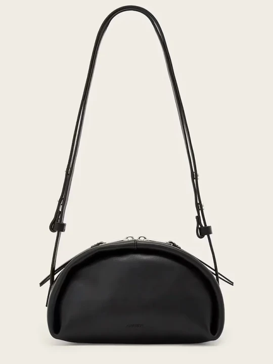 Zdjęcie produktu AllSaints torebka crossbody damska skórzana ROSALIE czarny
