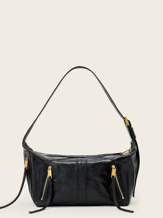 Zdjęcie produktu AllSaints torebka damska skórzana JEAN czarny