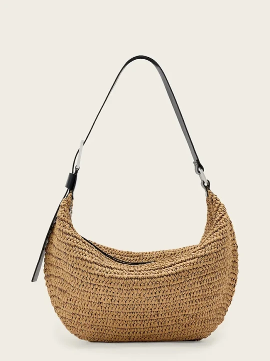 Zdjęcie produktu AllSaints torebka hobo damska LUNA brązowy