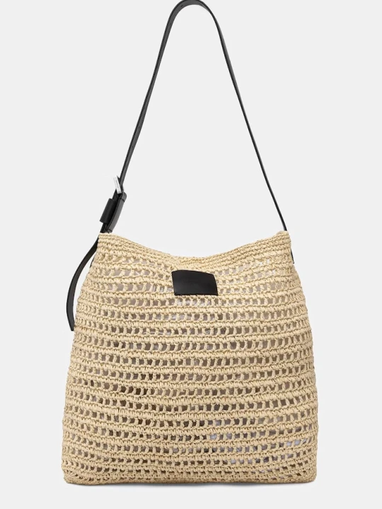 Zdjęcie produktu AllSaints torebka shopper damska ASHA beżowy