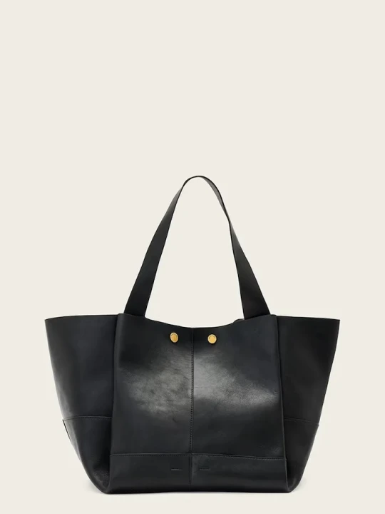 Zdjęcie produktu AllSaints torebka shopper damska skórzana ROSALIE czarny