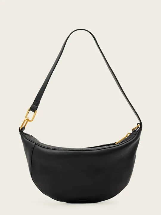 Zdjęcie produktu AllSaints torebka crossbody damska skórzana czarny