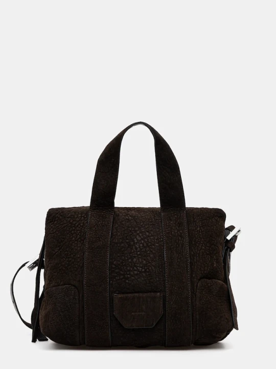 Zdjęcie produktu AllSaints torebka skórzana brązowy