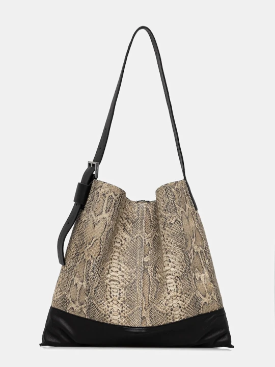 Zdjęcie produktu AllSaints torebka skórzana żółty
