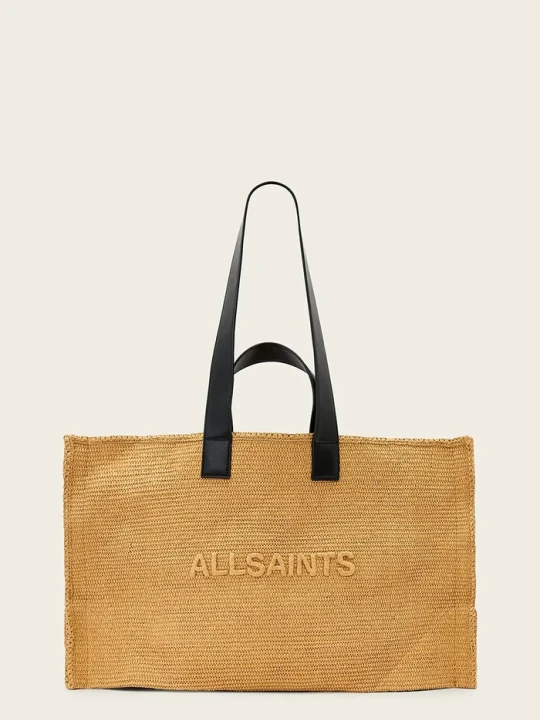 Zdjęcie produktu AllSaints torebka tote damska pleciona LUTECE brązowy
