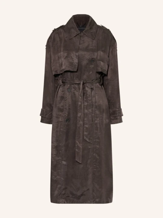 Zdjęcie produktu Allsaints Trencz Linnie braun CIEMNOBRĄZOWY