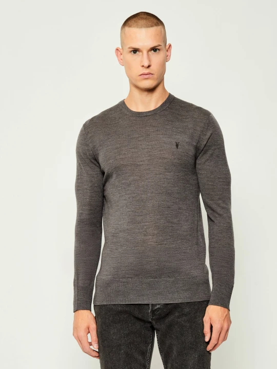 Zdjęcie produktu AllSaints Wełniany sweter MODE | Slim Fit szary