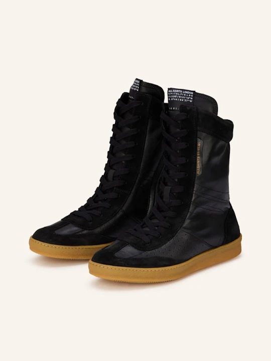 Zdjęcie produktu Allsaints Wysokie Sneakersy Louise schwarz CZARNY
