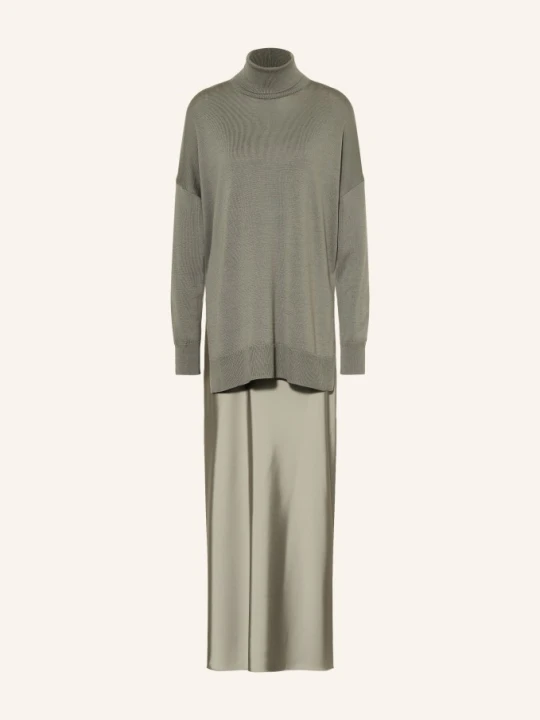 Zdjęcie produktu Allsaints Zestaw Juno: Satynowa Sukienka I Golf gruen KHAKI