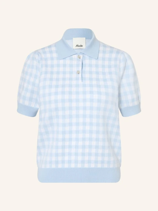 Zdjęcie produktu Allude Dzianinowa Koszulka Polo Z Kaszmiru blau