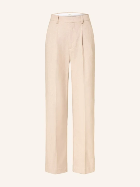 Zdjęcie produktu Almada Label Spodnie Z Materiału Typu Marle Penny beige