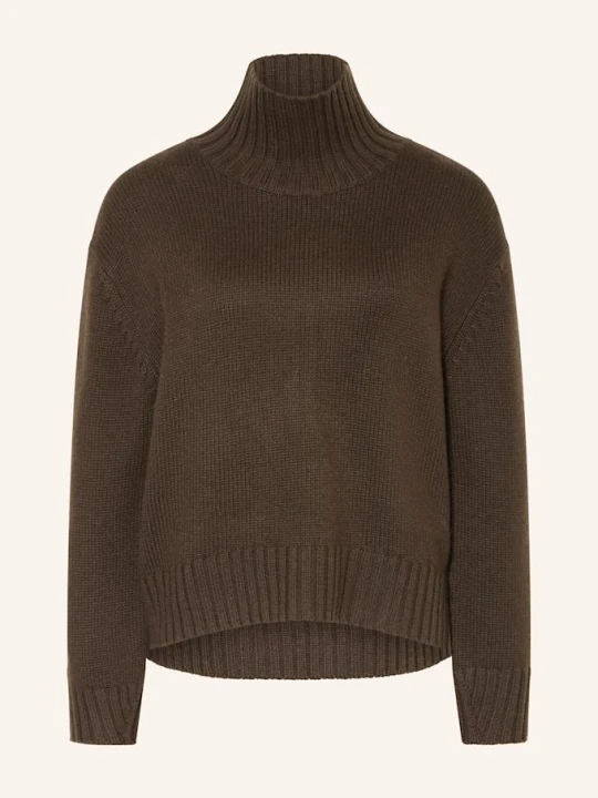 Zdjęcie produktu Almada Label Sweter Nola Z Dodatkiem Kaszmiru braun CIEMNOBRĄZOWY