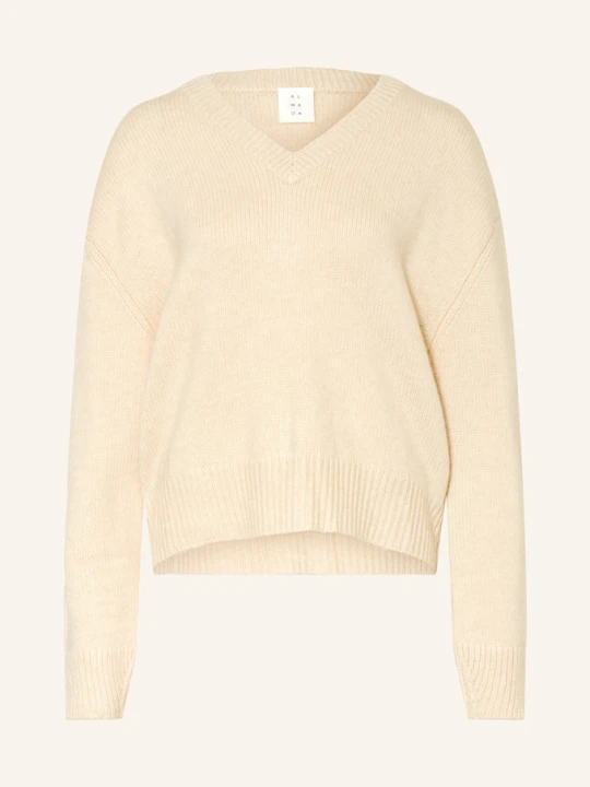 Zdjęcie produktu Almada Label Sweter Yara Z Dodatkiem Kaszmiru beige