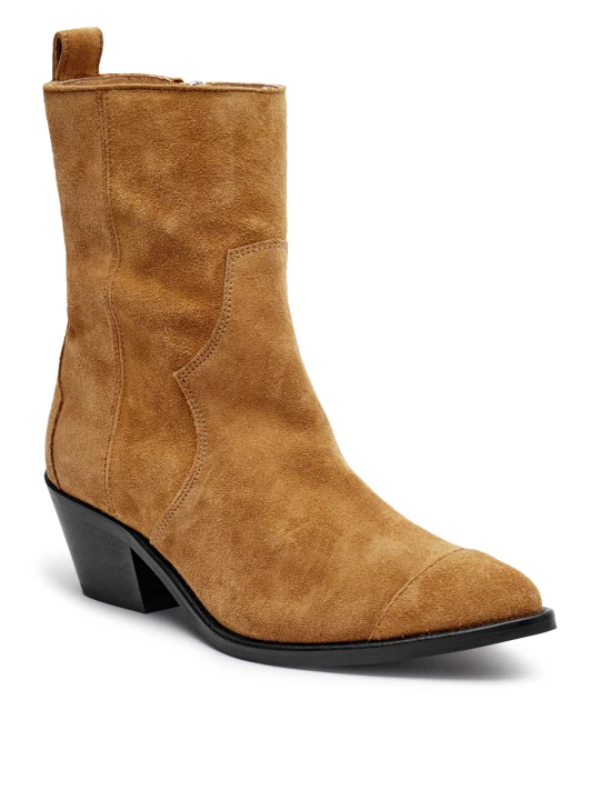 Zdjęcie produktu Alohas Kowbojki AUSTIN | zamsz camel
