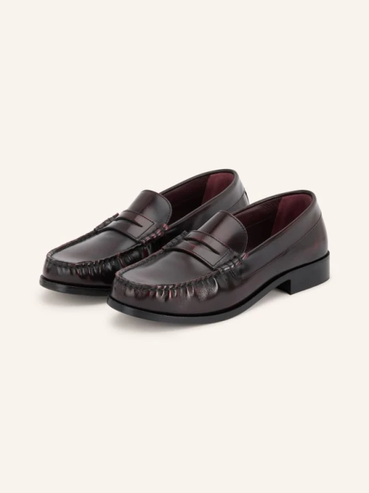 Zdjęcie produktu Alohas Penny Loafers Rivet rot CIEMNOCZERWONY