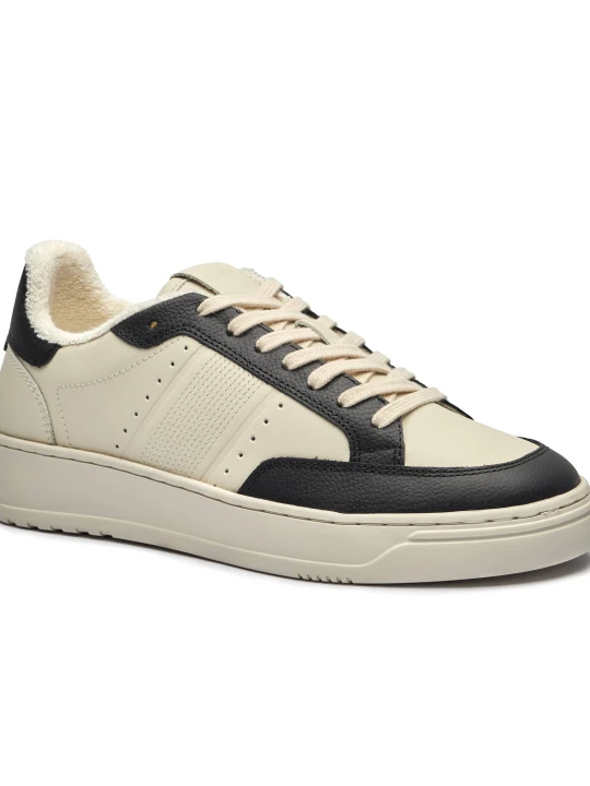 Zdjęcie produktu Alohas Skórzane sneakersy beżowy